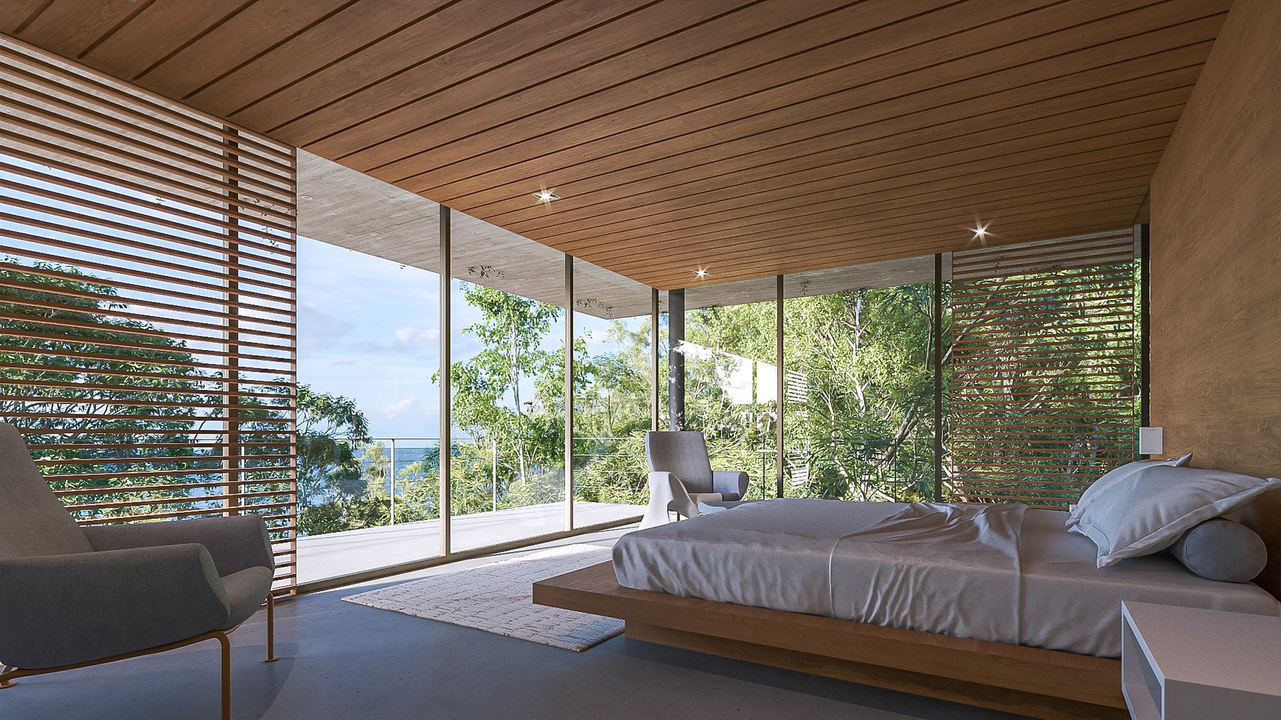 Waterfall House — residential architecture, Osa Peninsula, Costa Rica